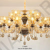 Chandelier Living Room Grand Luxury Crystal Lamp Dining Room Bedroom Decoration French Retro Chandelier Lighting Fixtures