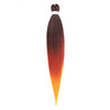 Pre-stretched Braids Synthetic Hair Professional Itch Free Hot Water Setting Fiber 30'' Ombre Yaki Texture Braid Hair Extensions