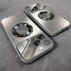 Luxury Glass Camera Lens For Magesafe Magnetic Wireless Charging Case For iPhone 11 12 13 14 15 16 Pro Max Plus Shockproof Cover