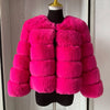 Damenmode Kunstpelzmantel superheiß Herbst Winter Damen kurze Kunstfuchsjacke flauschig hohe Qualität 7XL Damen Pelzmäntel