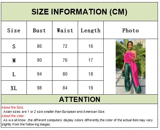 3D Flower Ribbon Tube Tops Women Spring Summer Sexy European Sleeveless Backless Crop Tops High Street Party Club Clothes