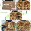 HOOOFUR Faux Fur Coat Women's Jacket Winter Fashion Warm Thick Fox Raccoon Leather Brown Plus Size Especially Fake Fur Cold Coat