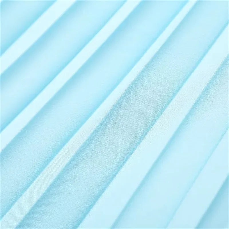 Women's 2024 Autumn New Fashion Temperament Hollow Design Strapless Stitching Crinkled Dress