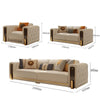 Elegant Luxury Modern Sofa Designs Royal Set Designer Leather Sofa Lounge Loveseat Divano Soggiorno Living Room Furniture