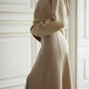 Wolfeel Casual Satin Women'S Skirt Spring Summer Fashion Loose High Waist Maxi Skirts Elegant Simple Slik Fishtail Skirt