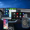 2 in 1 Wireless Carplay Adapter Android Auto Smart USB Dongle Plug and Play BT WiFi for OEM Wired CarPlay/Andriod Auto Cars