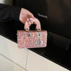 Sparkly Glitter Mini Evening Bag for Women, Designer Crossbody Shoulder Purse, Luxury Party Wedding Clutch, Unique Boutique Gift