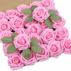 50-200PCS Artificial Roses Flowers Foam Flowers with Stems Fake Roses for DIY Wedding Bouquets Centerpieces Valentine's Day