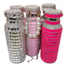 Bling Rhinestone Insulated Thermos Water Bottle with Chain Stainless Steel Vacuum Insulated Bottle Flask Portable Tumbler