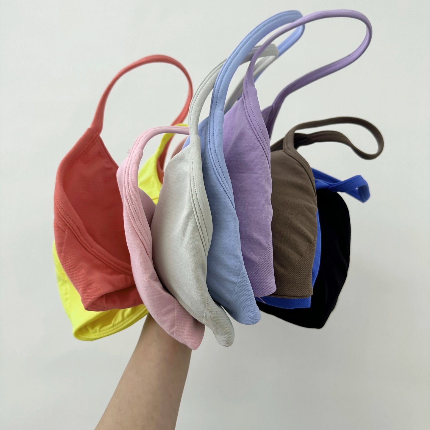 Impact Sports Bra Strappy Backless Yoga Gym Bra Removable Cups Women Workout Clothing Gym Top Halter Sport Bras