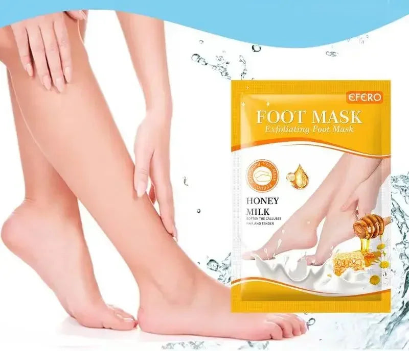 1 Pag = 1 Pair Honey Foot Mask For Remove Dead Skin Calluses Exfoliating Foot Mask Feet Cream Whitening Foot Spa Skin Care Tool