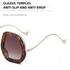 Oversized Luxury Diamond Shiny Sunglasses Women Irregular Round Crystal Sun Glasses Men UV400 Shades Eyewear Polygonal Sunglass