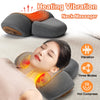 Neck Massager Pillow Cervical Orthopedic Pillow Lifting Traction Relax Hot Compress Vibration Massage Neck Pain Relief