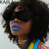 Oversized Square Punk One-piece Sunglasses Women 2024 Luxury Brand Big Frame Shield Sun Glasses For Ladies Wrap Eyewear Goggle