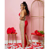 Sexy Summer Women Clothing Mesh Transparent Strap Long Dress One-piece Chic Style Mid-waist Length