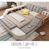 MANBAS Tech Smart Bed Frame Multifunctional Massage Bed Ultimate Bed Fabric/ Cloth Tatami Upholstered Bed with Bluetooth Speaker