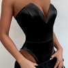 Jumpsuit Women Short Bodysuit smooth monkeys Lingerie Elegant Party overalls luxury Sexy Evening Dresses open back Off Shoulder
