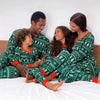 Christmas Family Matching Pajamas Set 2025 Mom Dad Kids Elk Print 2Pcs Clothes Baby Romper Family Look Soft Sleepwear Xmas Gift