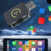Wireless Carplay Android Auto Adapter Plug&Play USB Car Dongle BT 2 in 1 Mini Box for OEM Wired CarPlay/Andriod Auto Cars