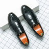 High Quality Leather Shoes Men British Style Wedding Business Brogue Shoes For Men Size 48 Men's Dress Shoes Formal Leather Male
