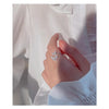 925 Sterling Silver Butterfly Zircon Open Rings For Women Wedding Luxury Fine Jewelry Accessories Wholesale 2023