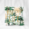 45cm Cushion Case Removable Polyester Green Plant Print Pillowcase Tropical Leaf Cactus Monstera Throw Cushion Cover Home Decor