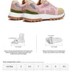 Light Luxury Brand Sneakers Flat Women Casual Shoes Running Tennis Balance Tech Shoes Breathable Comfortable Girls