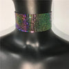 Fashion Metal Sequins Chokers Necklace Jewelry Women Statement Choker Wedding Necklace Jewelry Accessories For A Gift