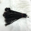 Dreadlock Extensions Real Human Hair For Man/Women 0.6cm Wedth Permanent Loc Extensions 20 Strands 8 Inch Brazilian Dreadlock
