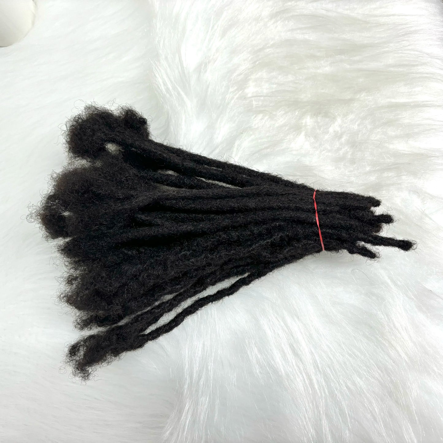 Dreadlock Extensions Real Human Hair For Man/Women 0.6cm Wedth Permanent Loc Extensions 20 Strands 8 Inch Brazilian Dreadlock