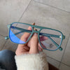 Retro Fashion Anti-blue Light Glasses Men Women Transparent Computer Glasses Frame Eyeglass Frame Flat Glasses Square Eyeglasse