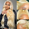 613 Blonde Body Wave Hair Wig Pre Plucked 16-36 Inch 100% Human Hair Wig 13x4 13x6 HD Lace Frontal Wigs 180 200 Density