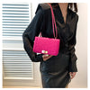 Fashionable Mini Quilted Embossed Chain Shoulder Bag Simple And Versatile Diagonal Crossbody Bag For Women Square Handbag