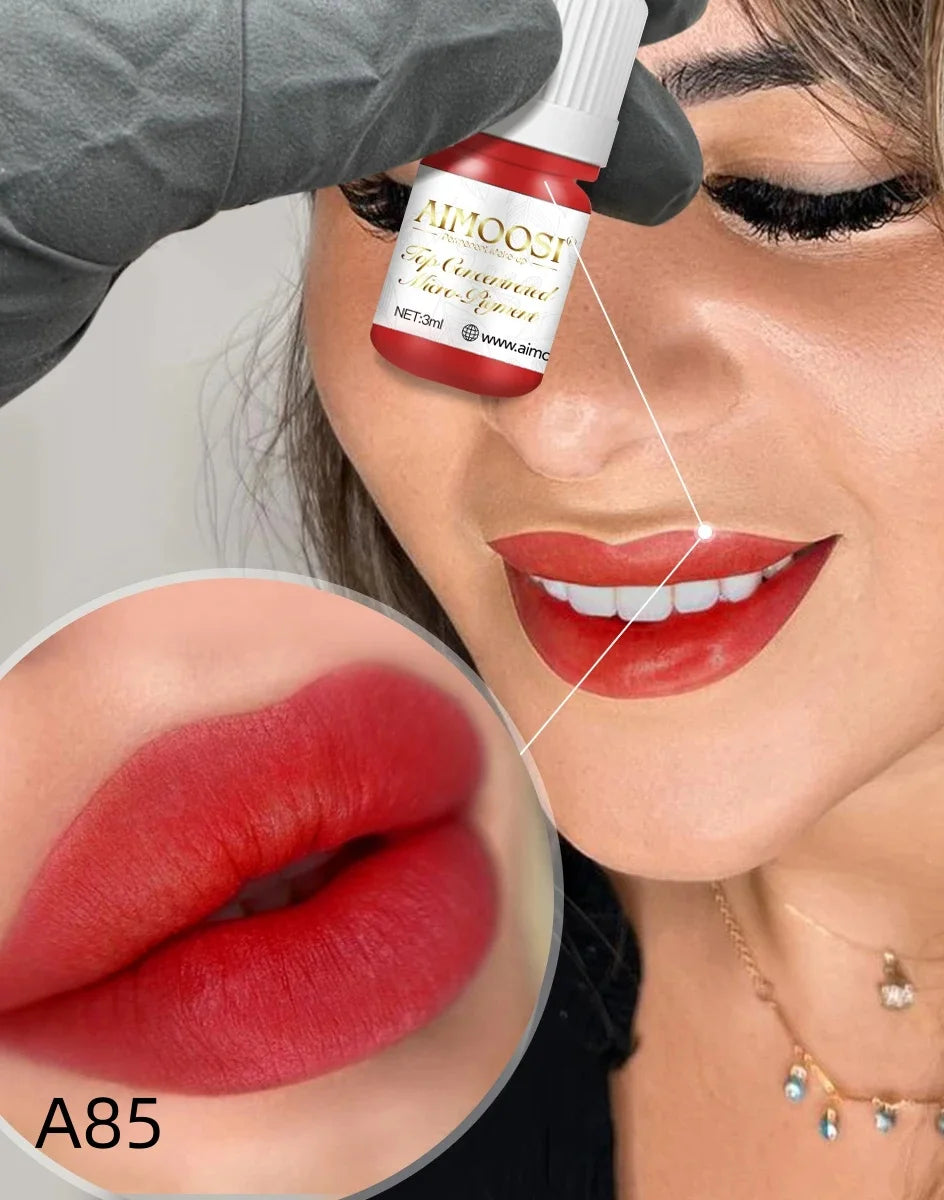 New Top Tattoo Microblading Paint Ink 3ml Pigment For Semi Permanent Body Art Eyebrows Eyeliner Lips Tint Makeup Supplies