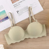Sexy Bras Push Up Seamless Underwear Women Solid Color Wireless Lingerie Feamle One-pieces Gather Convertible Straps Brassiere