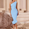 Elegant Bandage Dress Luxury Party Evening Club Night Cocktail Modest Holiday Bodcyon Celebrity Woman Clothes High Quality