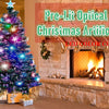 6 ft Pre-Lit Optical Fiber Christmas Artificial Tree, RGB Color Changing LED Lights, Snowflakes & Top Star, Fake Xmas Tree.