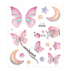 3D Fairy Butterfly Wings Shiny Tattoo Sticker Waterproof Eyes Face Body Art Fake Tattoos For Women Makeup Dance Music Festival
