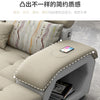 MINGDIBAO Fabric Sofa Set Furniture Living Room Sofa Set with USB and Stools / Big U Shape Cloth Couch Sofas for Home Furniture