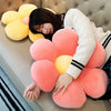 Stuffed Six Petal Flower Cushion Girly Room Decor SunflowerSetting for Kids Bedroom Seat Pillow Pillow Bay Window Pink Flower