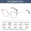 2025 New Cat Eye Anti Blue Light Glasses Women Men Vintage Brand Designer Optical Retro Ins Computer Eyeglasses Clear Spectacle
