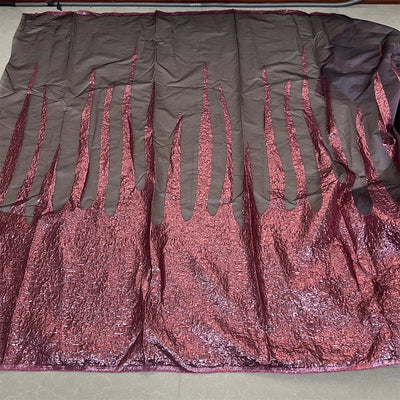 2025 African Nigerian Tulle Lace Fabric Organza Embroidery High Quality Brocade Jacquard 5Yard for Party Gown Dress YXZ157