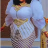 African Dresses for Women 2025 New Fashion Plus Size Sequin Evening Party Long Dress Dashiki Ankara Outfits Robe African Clothes