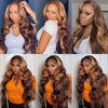 360 HD Lace Frontal Wigs 4/27 Highlight Wig Body Wave 13×6 13X4 Lace Front Wigs For Women Human Hair Loose Wave Virgin Brazilian