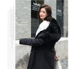 Winter Parka 2024 New Women Jacket Clothes Long Coat Wool Liner Hooded Jacket Fur Collar Thick Warm Snow Wear Fashion Parka