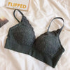 Lace Floral Sexy Lingerie Adjustable Push Up Bras Comfortable Wireless Bralette Intimates Underwear Brassiere Women