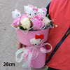 Hello Kitty Cartoon Plush Bouquet  Anime  Rose Soap Flowers  Doll Home Wedding Decoration Christmas Valentine's Day Gift