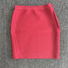 40CM Mini Short Bodycon Bandage Skirts Women Sexy Super Short Candy Color Stretchable Pencil Skirt Nightbar Club Party Going Out