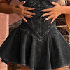Chest Wrap Sexy Dress Women Sleeveless Backless Splicing Slim Fit Strapless Mini Dresses Sexy A Line 2024 Denim Vestidos