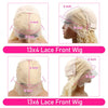 HD Transparent 613 Blonde Straight 200 Density 13x4 13x6 Lace Front Human Hair Wigs For Women Brazilian 360 Lace Frontal Wig